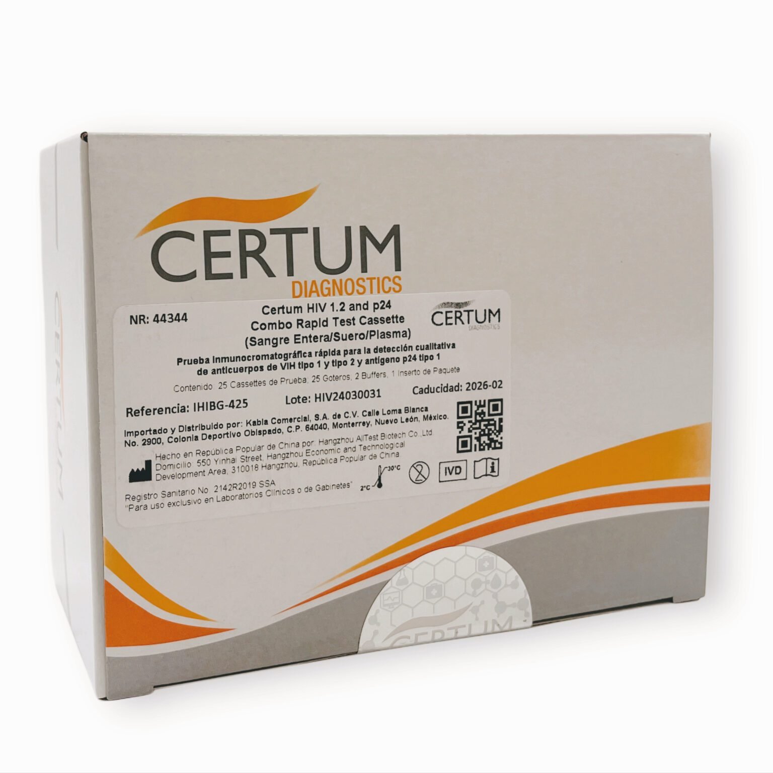 HIV 1.2 y P24 CERTUM - Ingeniería Aplicada