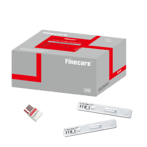 Kit Finecare cTnI Troponina con caja, cartuchos de prueba y chip ID de calibración