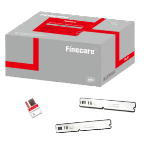 Kit Dímero D Finecare Wondfo caja con cartuchos
